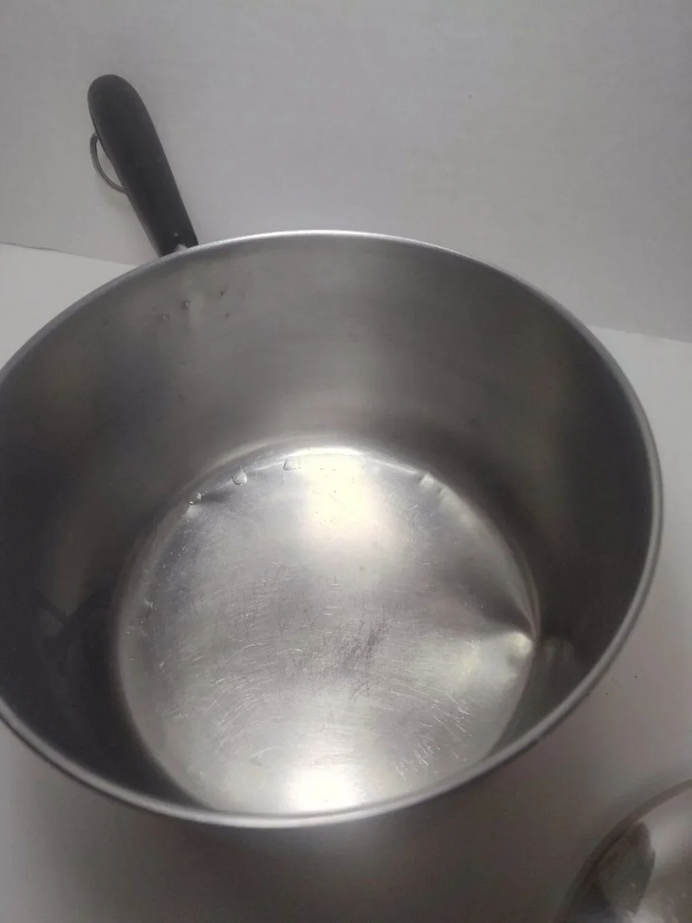 Vintage Revere Ware 1801 3 Qt Copper Bottom Saucepan Pot w/Lid USA